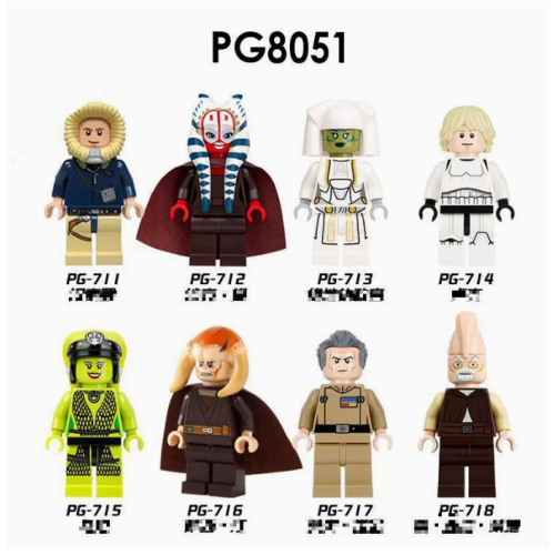 8Pcs Star Wars Toys Darth Maul Darth Vader Action Mini Figures