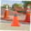Reflective Traffic Cones Folding 2Pack, Portable Plastic Cones for Parking Lots, Roadside Emergencies, Construction 2