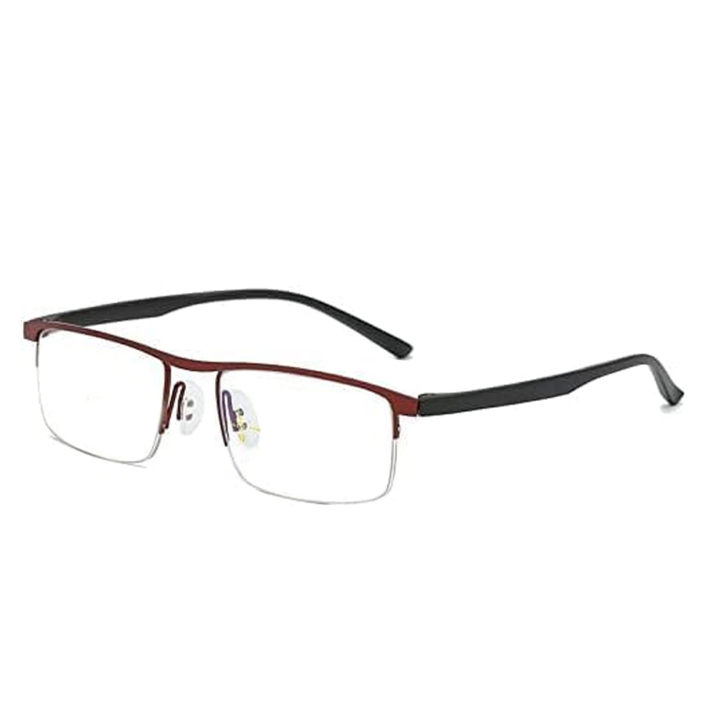 Smooth and No Image Jumping, Blue Light Protection Lenses in Progressive Reading Glasses with Intelligent Zoom Reading Mirror, High Strength Light