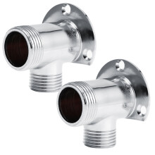Kit de instalare pentru baterie de perete expusă, conector furtun de duș cu montare pe perete, convertor din alamă pentru conversie prin montare