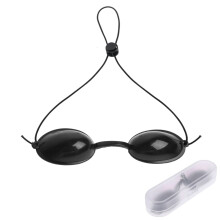 Solariumbrille, Schutzbrille für Bräunungsstudios, UV-Schutzbrille, strapazierfähige Augenklappe, Augenschutzbrille mit Lichtschutz, Augenschutz