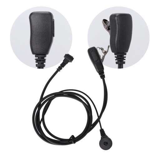 Ακουστικός σωλήνας Hands-Free για Walkie Talkie, ακουστικά παρακολούθησης με μαλακό 2