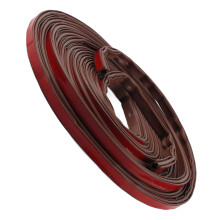 6m Brown Silicone Rubber Self-Adhesive Weather Seal Strip for Doors & Windows