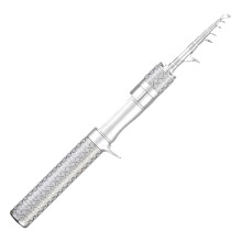 Telescopic Fishing Rod Carbon Fiber Lure Rod Adjustable Length 1.8m to 2.4m for Streams and Creeks
