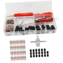 Tire Valve Core Removal Tool Kit 1 Set Valve Stem Installer Tools Cars Trucks Motorcycles Compact Lightweight