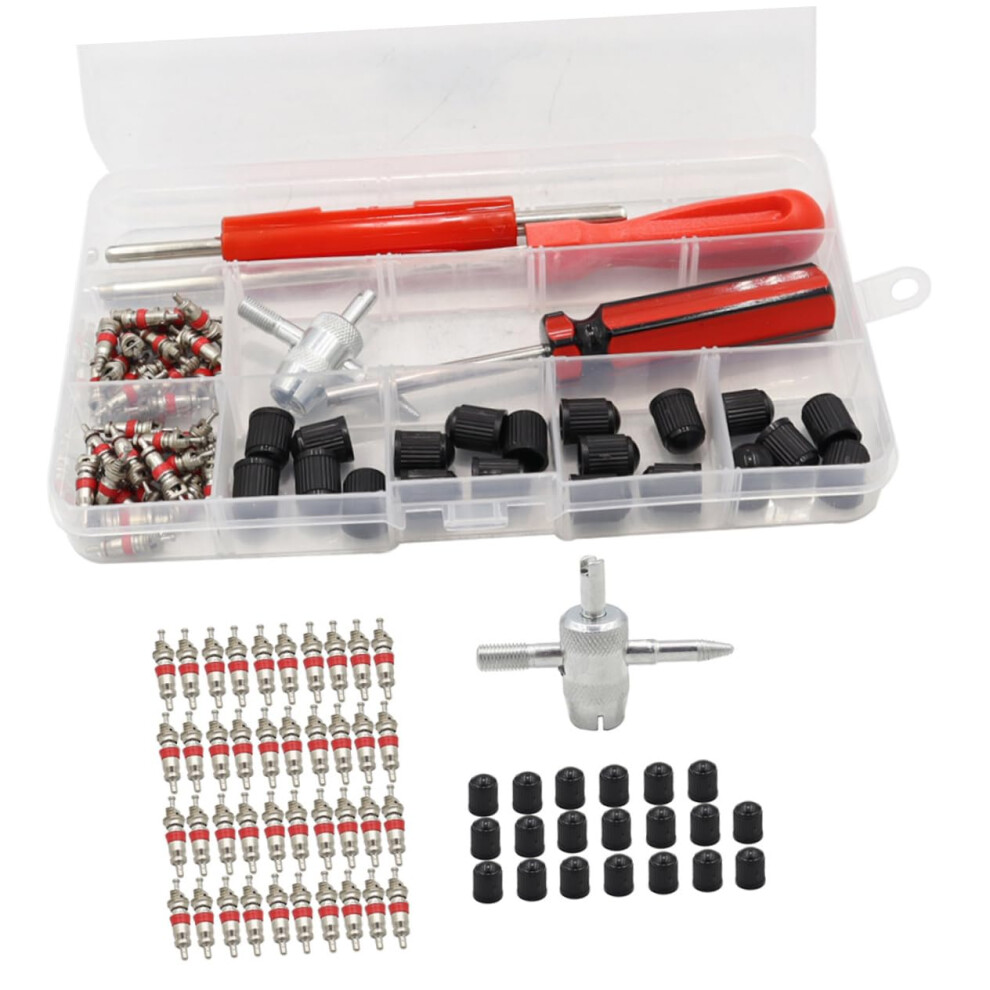 Valve Stem Removal Tool Kit Compact Steel Valve Core Installer For Car, Bike, Truck, Electric Car, Offroad 9382693418586