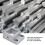 Aluminum Profiles Connector Fixed Base 1 Way Square Corner 3030 3