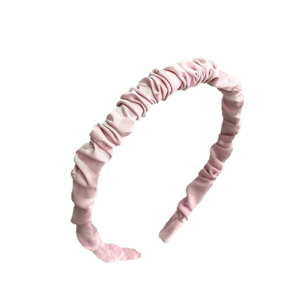 GerÃ¼schtes Haarband, Satin, plissierte