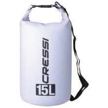 Waterproof Bag - Cressi - Premium Unisex - 100% Waterproof - Floating - 15 L - White