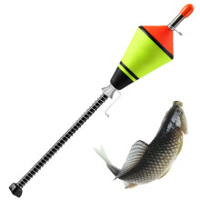 Lighted Fishing Bobbers, Stainless Steel, 2Speed Sensitivity Floats With Automatic Hook, For Night Fishing