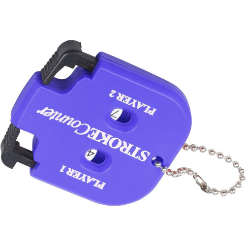 Golf Strokes Counter TwoPlayer Version With Keychains Scorekeeper Clicker Golf Score Indicators 1