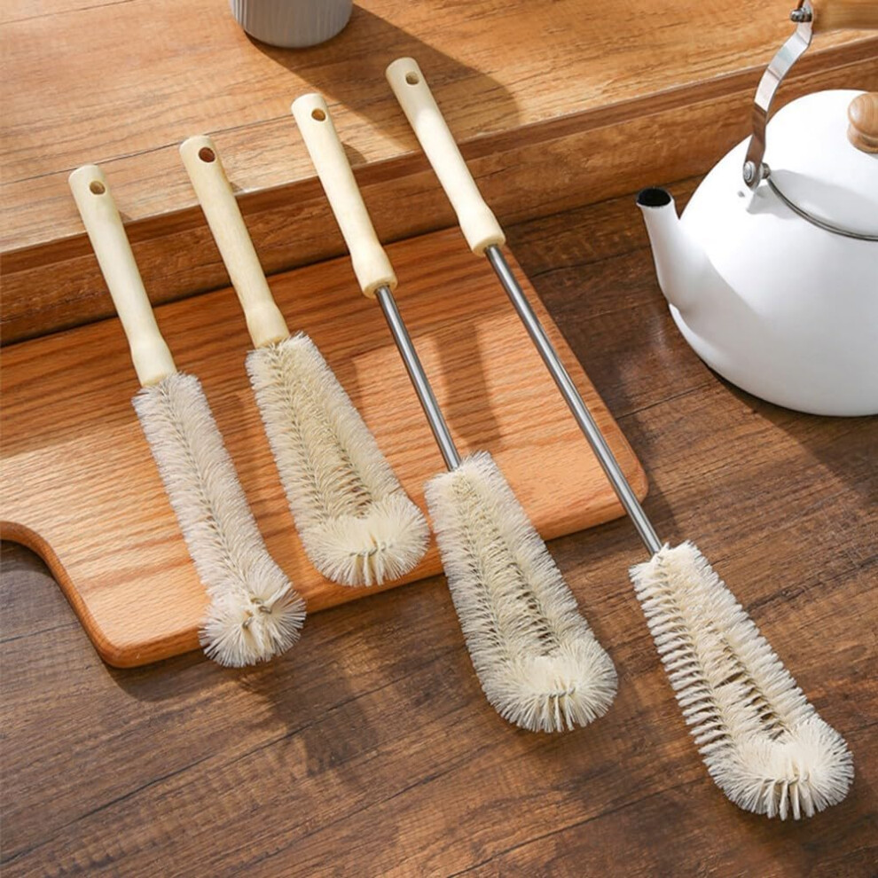 Bottle Cleaning Brush with Long Handle, ScratchResistant Bristles for Hard to Reach Bottles, 50cm