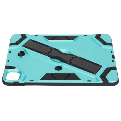 Capa para iPad Pro de 11 polegadas, resistente e completa, com suporte retrátil, alça de mão giratória 360 e protetor de tela integrado. 1
