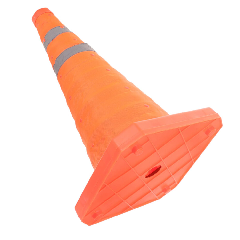 Road Safety Cones Jumbo Portable Traffic Cone With Lifting Handle Durable Plastic For Schools Construction Sites 9382693420664