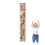 Stuffed Animal Storage with Wheels, Clear Vertical Toy Organizer, 5Layer Durable Green Design 1