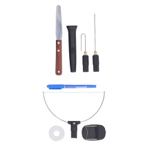 Kit de découpeur électrique en mousse 9 pièces avec chauffage rapide, arc de 18 cm, fil de 10 m