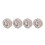50 Pcs Compressed Peat Nutrient Blocks for Seedlings, Φ40 X 10 mm 5