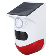 Kabelloser Solar-Bewegungsmelder-Alarm 9-12m IP67 Outdoor-Sicherheit