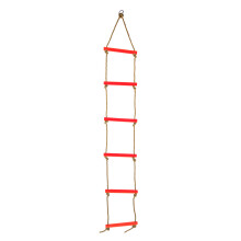 Climbing Rope Ladder Kids Tree Swing with Hanging Strap, Sturdy Rungs Rope for Indoor Outdoor Playground Play Set, Slip Resistance Design Climbing Lad