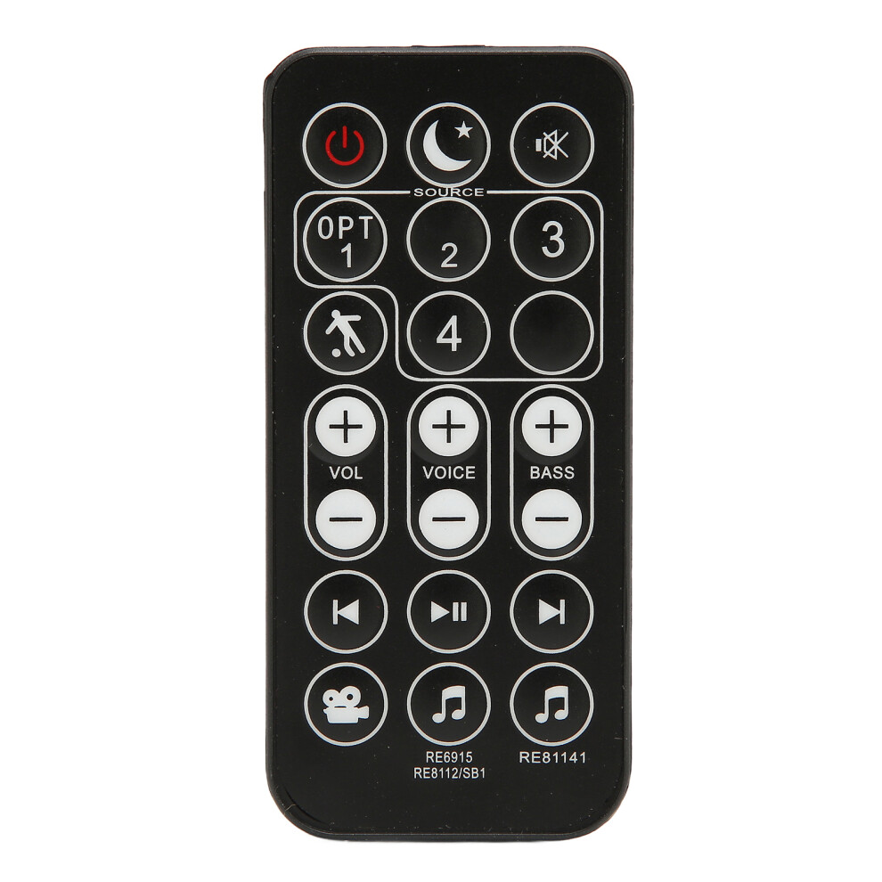 Replacement Remote Control For Polk Audio Soundbar Systems, Compatible For Polk Audio Re6915 Re8112 Re8114 Sb1+ Models, Universal Replacement Remote 9340959976768
