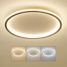 36W LED Ceiling Light, 3000K/4000K/6500K Bathroom Lights IP44 Waterproof