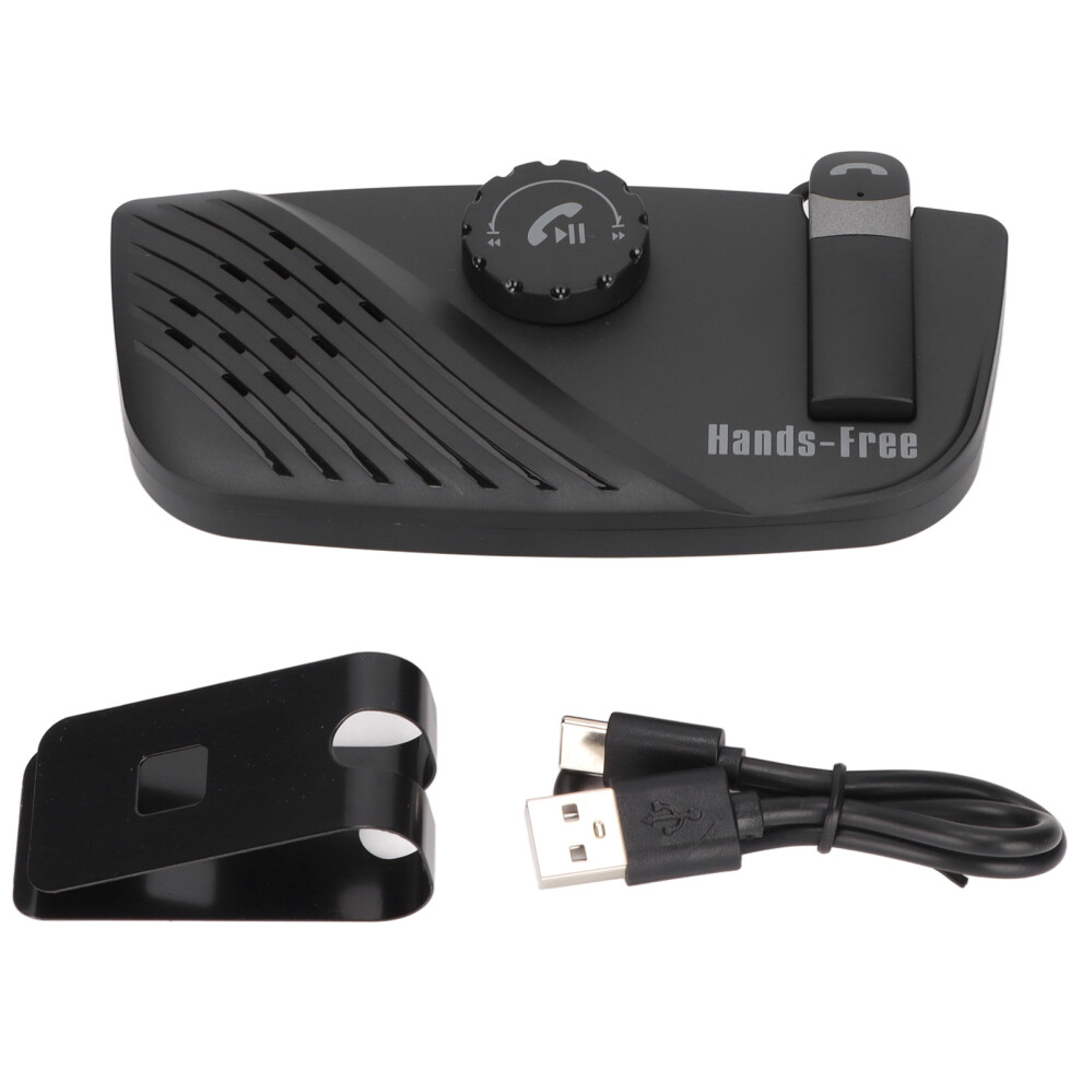 Handsfree In Car Speakerphone, Automatic Cellphone Connection Bluetooth 5.0 Car Kits With Cvc Digital Noise Reduction Technology, Omni Directional 9340959976522