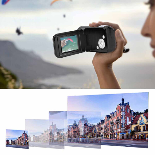 Βιντεοκάμερα για παιδιά, Ψηφιακό ζουμ HD1080P εγγραφή με οθόνη TFT LCD 2 ιντσών, φορητή, 1