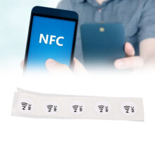 Ensemble de 30 étiquettes NFC NTAG215 504 Bytes polyvalentes, stickers en PVC imperméable
