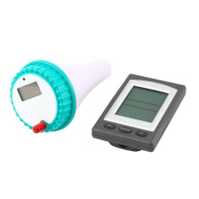 Bluetooth Pool Thermometer, Solar Powered Pool Sensor, Digital LCD Display for Hot Tub, Swimming Pool, Aquarium Monitoring