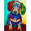 Colorful Dachshund Cross Stitch Kit with Accurate Preprinted Pattern and Threads for Beginners 1