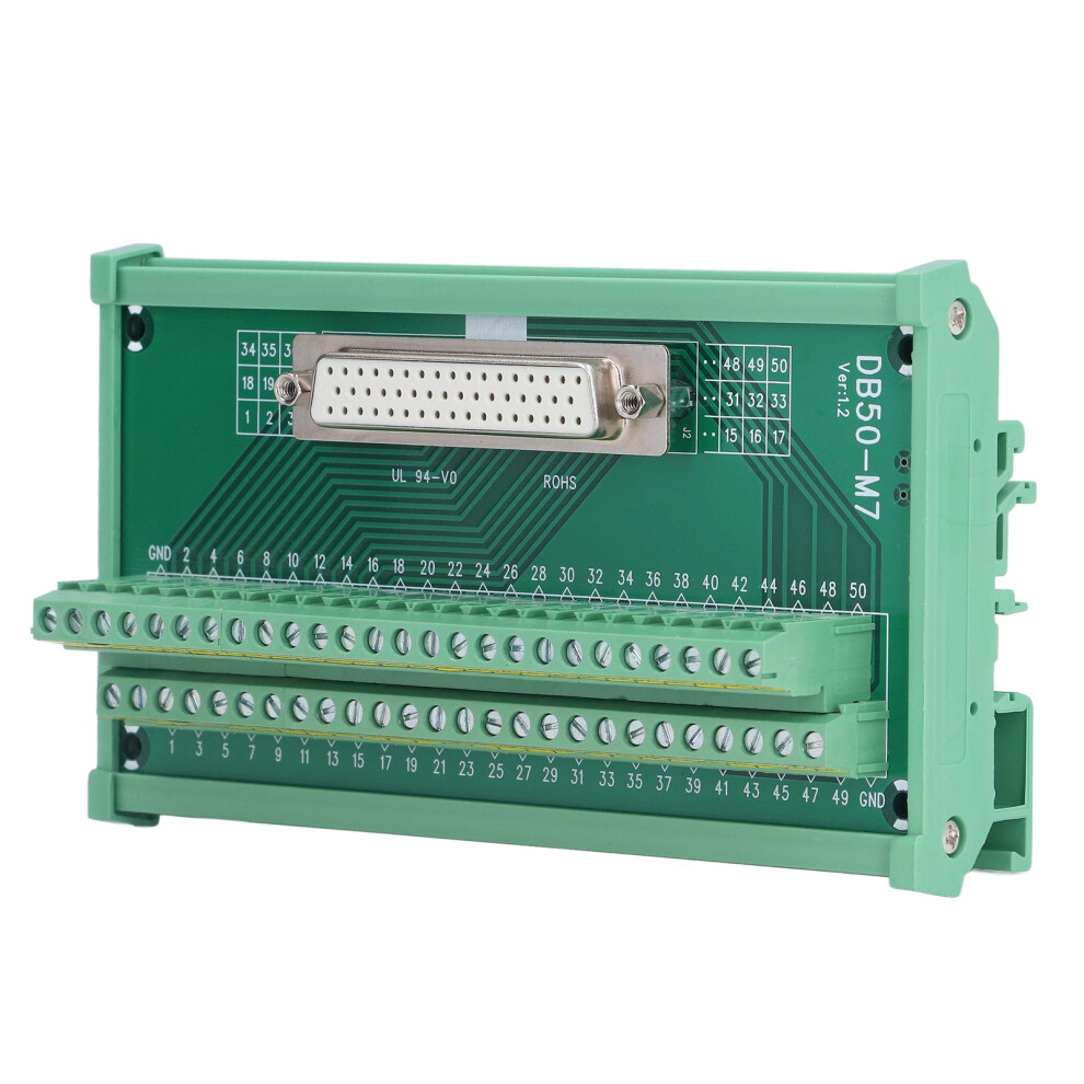 Db50-M7 Terminal Connector Adapter Plate Pcb Board Dc60v, 0.8A, 5Mm Spacing 5061376469872