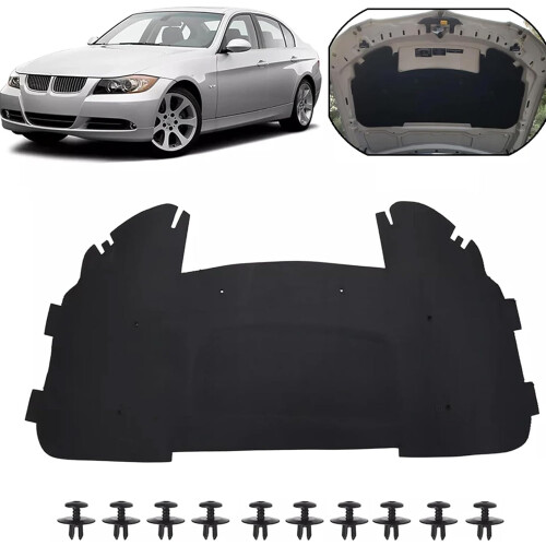 Car Hood Insulation Mat for BMW E90 E91 E92 E93 Engine Noise Reduction and Heat Shield 2