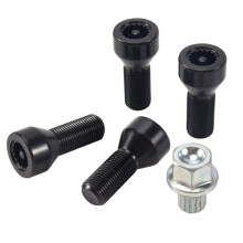 M14 X 1,25 Bulloni di Bloccaggio Ruota Auto Dado Mozzo Ruota Vite Antifurto con Chiave Vite Antifurto Auto per -R50 1 2 3 4 5 6