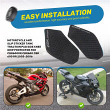 Motorfiets Anti Slip Sticker Tank Traction Pad Side Knie Grip Protector voor CBR600RR CBR600 CBR 600 RR 2003-2006