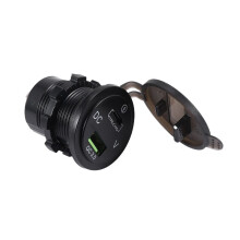 18W Quick Charge 3.0 USB-Autolader 48W Type-C PD Snellaadstopcontactadapter voor Auto, Boot, , Motorfiets