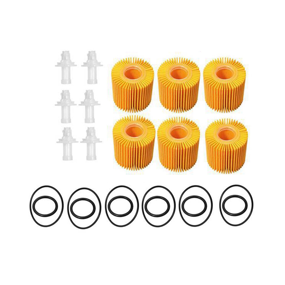 6Sets Oil Filter Kits For Avalon Camry Highlander Rav4 Sienna Tacoma Venza 04152-Yzza1 04152-31090 6032350257692