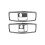 Voor  Lancer 2008-2015 Koolstofvezel Auto Front Leeslamp Panel Lamp Sticker Cover Trim Frame Accessoires, A 7