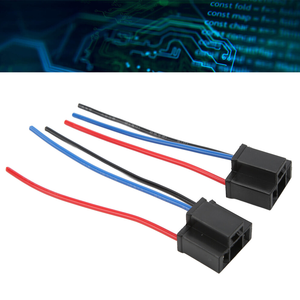 2 Pcs H4 Hb2 9003 Headlight Wiring Harness Sockets 12V 10Cm 4141376474265