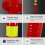 Traffic Cones Plastic Posts With Reflective Collars, Portable Spring Bases, Barrier Cones For Parking, BlackYellow 2