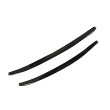 Garniture d'arche de roue de voiture noire brillante, protecteur de flare, 41,5 cm, universel
