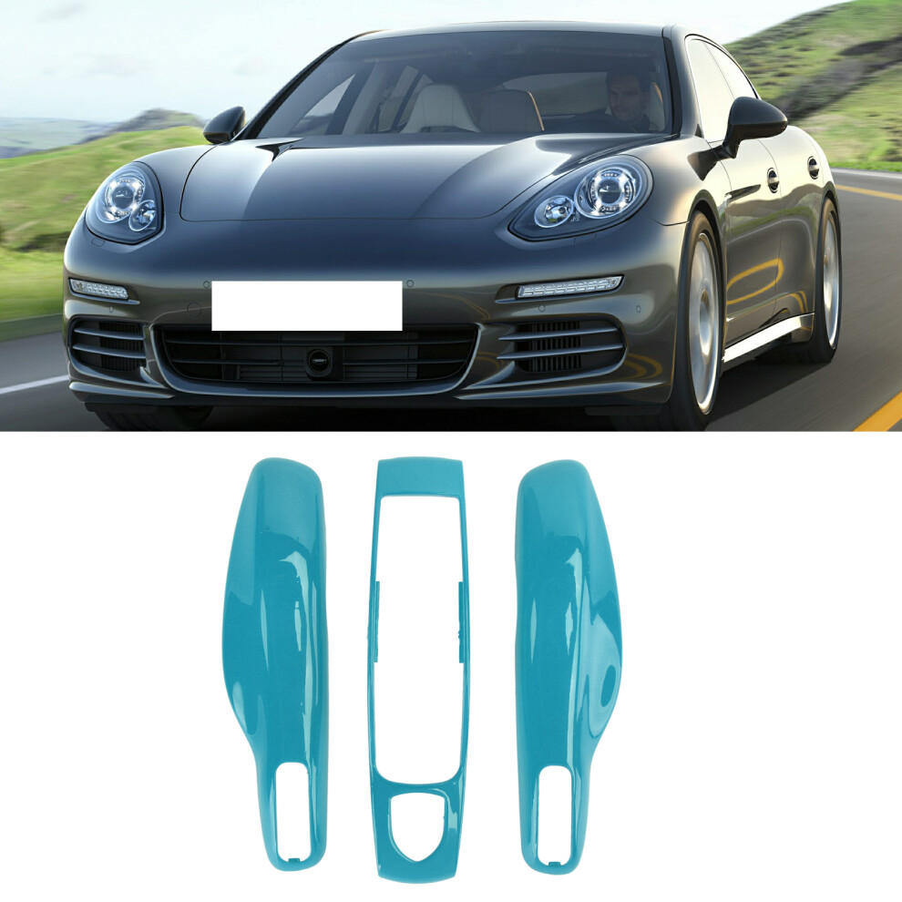 Key Fob Cover For Panamera Cayenne Macan 911 - 2010Â2020 Blue 6931376476318