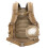 Khaki Adventure Backpack, Large Capacity With Waterproof Coating Lining And Load Compression System 3