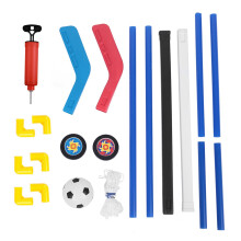 In 1 Goal Set For Indoor Hockey Soccer Toys, Perfect Gift Sturdy Durable, Enhance Coordination Skill Development, Easy Assembly Without Tools,