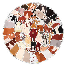 Pegatinas de vinilo de animales para Hydro Flask Notebook, pegatinas duraderas de alta calidad para laptop, patineta, botella de agua, pegatinas de