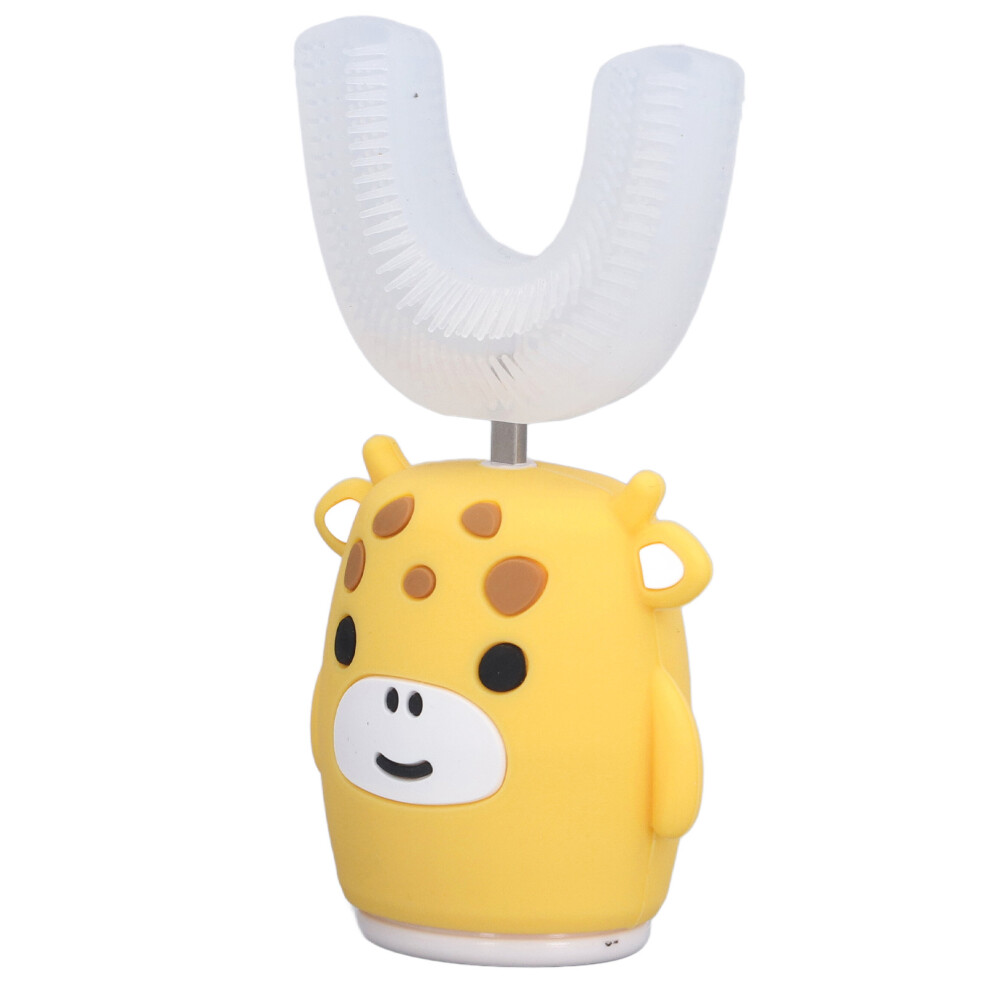 360 U-Shape Kids Electric Toothbrush USB Rechargeable IPX7 Waterproof