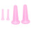 4 Stück Silikon-Gesichtsmassagebecher Set, weich, leicht 15