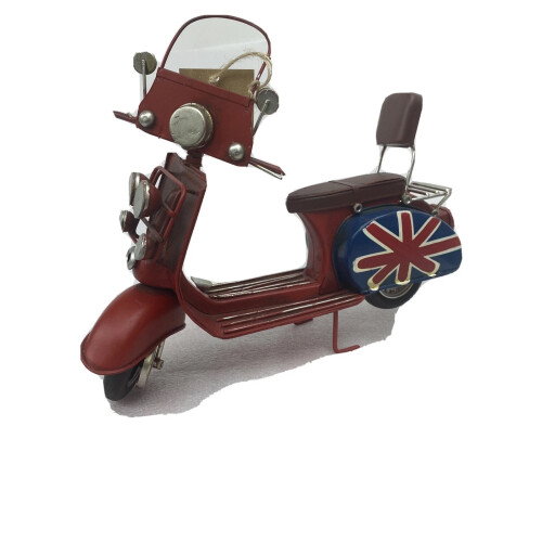Metal Art Tin Model RED vespa scooter 1