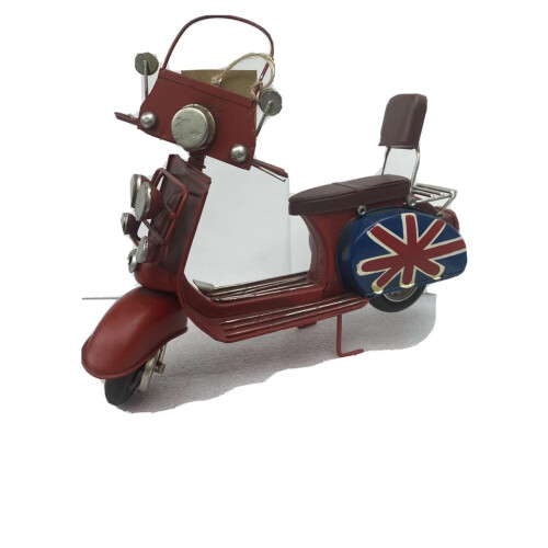 Metal Art Tin Model RED vespa scooter 2