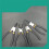 Circlip Pliers Set Internal External Ring Remover Installation Tool Straight/Curved Jaw Tip Precision Spring Loaded Tool 5