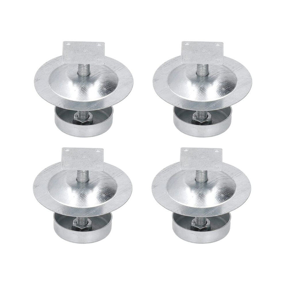 4Pcs Ant Proof Hive Feet Stainless Steel Beehive Base Ant-Proof Device Beehive Stand